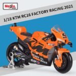 Maisto 1:18 Ktm Team Rc16 2021 #9 Moto Gp Racing Bike