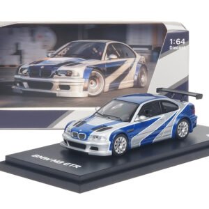 1:64 scale BMW M3 GTR, featuring the iconic Need for Speed: Most Wanted.