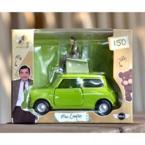 1:50 scale diecast model of Mr. Bean & his Mini Cooper produced by Tiny City